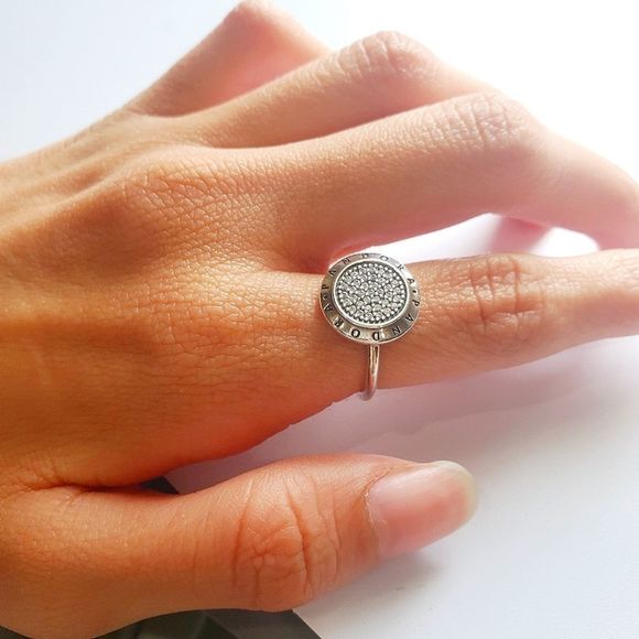 Pandora logo pave ring - Picture 3 of 4